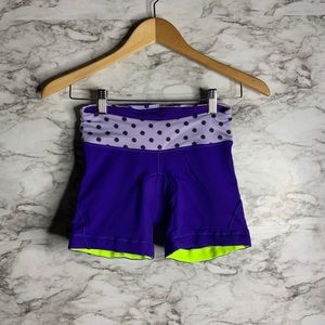 Lululemon Ruffled Reflective Biker Shorts